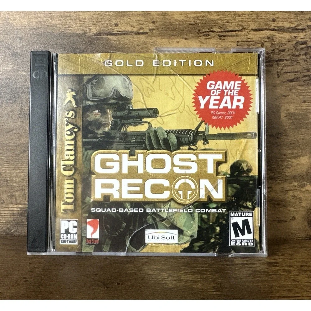 2003 Tom Clancy's Ghost Recon Gold Edition PC CD-ROM Software Ubisoft Tested
